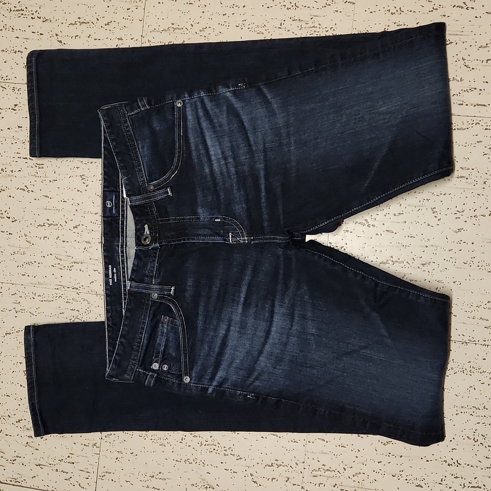 Adriano Goldschmied AG Dark Blue Wash The Nomad Modern Slim Fit Men's Jeans